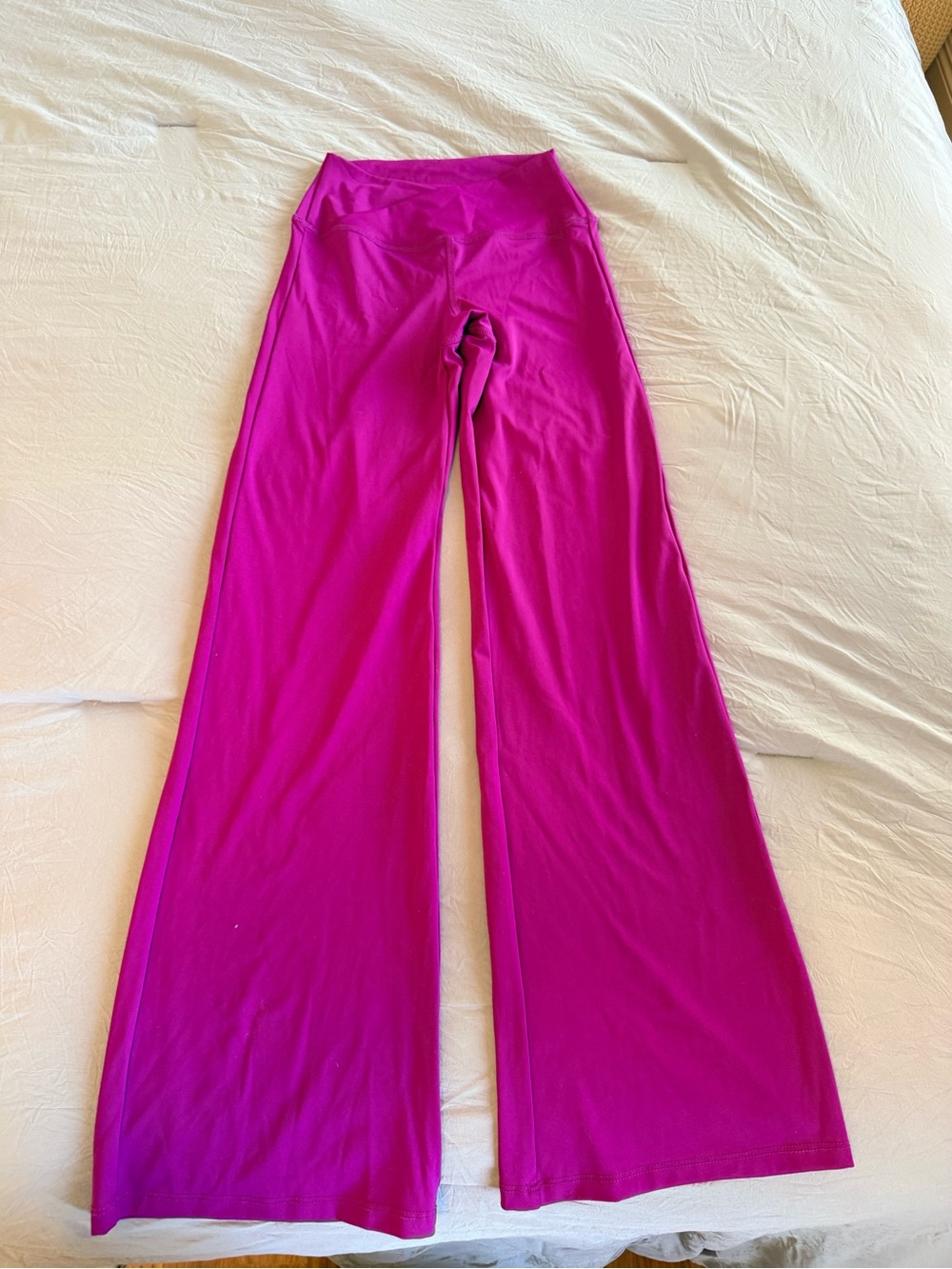 Fuchsia tiger Friday flared pants
